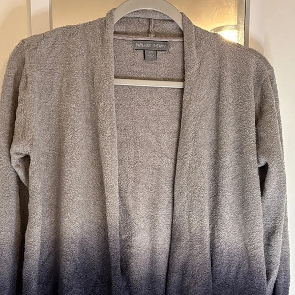 Barefoot Dreams Gray and Black Cardigan Size Small / Medium - Picture 5 of 7